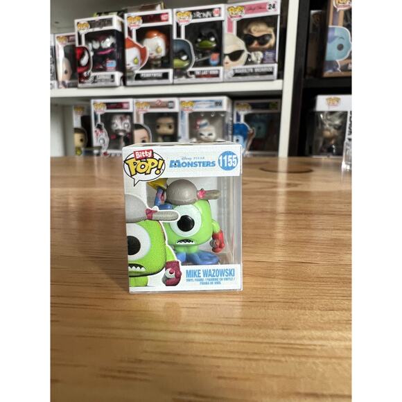 BITTY Mike Wazowski w/ Mitts Funko Pop #1155 Monsters Inc. Disney Pixar Movies - Picture 1 of 6